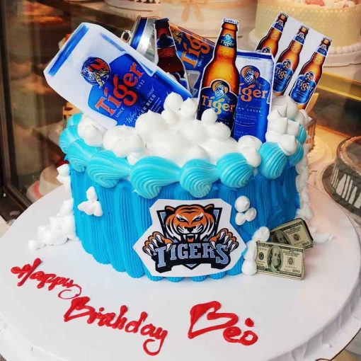 Bánh sinh nhật bia tiger