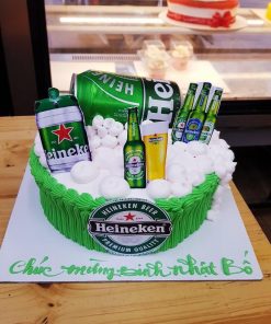 Bánh sinh nhật bia Heineken