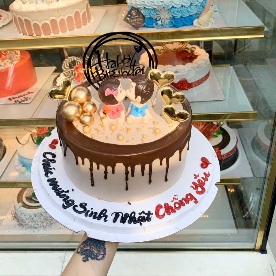 SN025 - Bánh sinh nhật tặng chồng ⋆ Tiệm Bánh Choco
