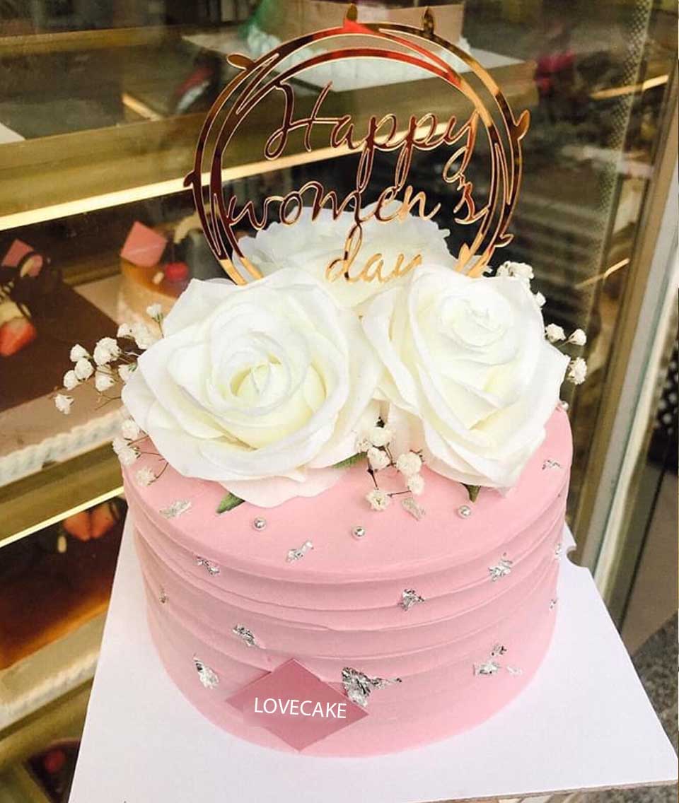 10+ những mẫu bánh kem hình hoa hồng đẹp nhất, bánh sinh nhật hoa kem