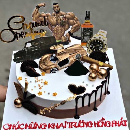 Bánh sinh nhật khai trương