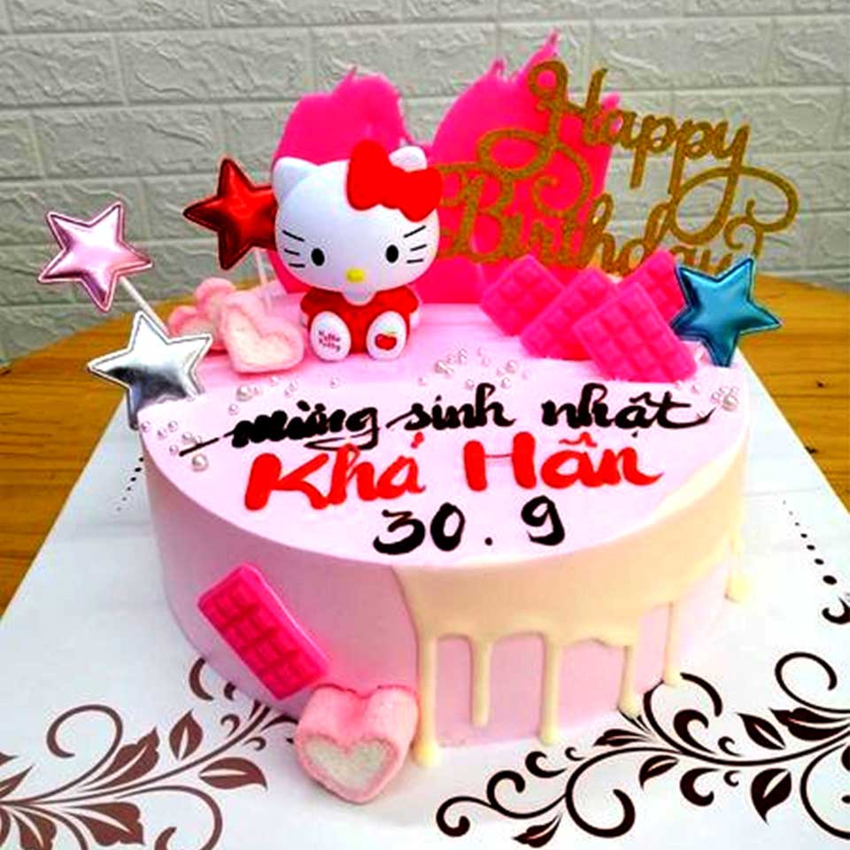 Tốp 1001+ Bánh kem sinh nhật Hello Kitty Mèo đẹp dễ thương, đáng yêu | Bánh  kem hương vị Việt - Banhngot.vn
