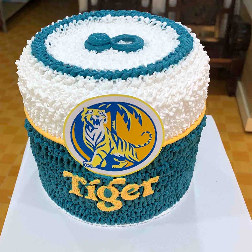 Bánh sinh nhật lon bia tiger