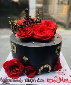 Bánh sinh nhật socola hoa hồng