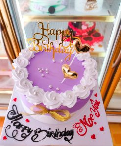 Bánh sinh nhật tone màu tím