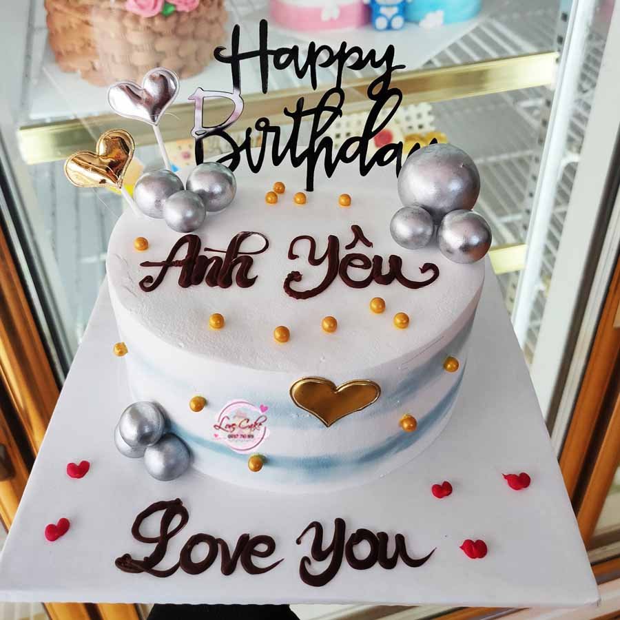 Bánh kem vẽ hình 2 vợ chồng công an - Bánh Thiên Thần : Chuyên nhận đặt bánh  sinh nhật theo mẫu