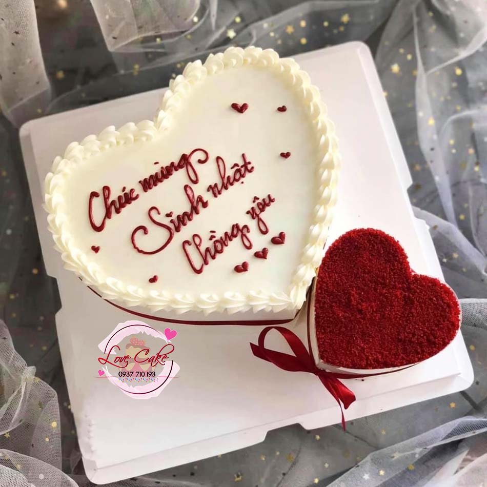 Bánh sinh nhật hình trái tim đẹp, ý nghĩa dành tặng người thân yêu -  Co-Created English