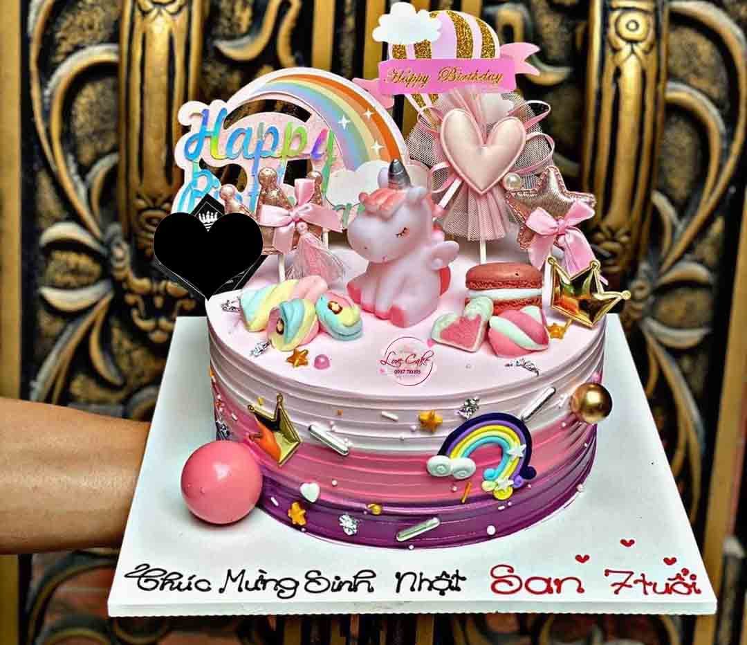 Bánh sinh nhật hình ngựa pony dành tặng cho bé MS SP 0332  Tiệm Bánh Chon  Chon