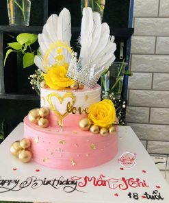 Bánh sinh nhật 2 tầng tặng bạn gái