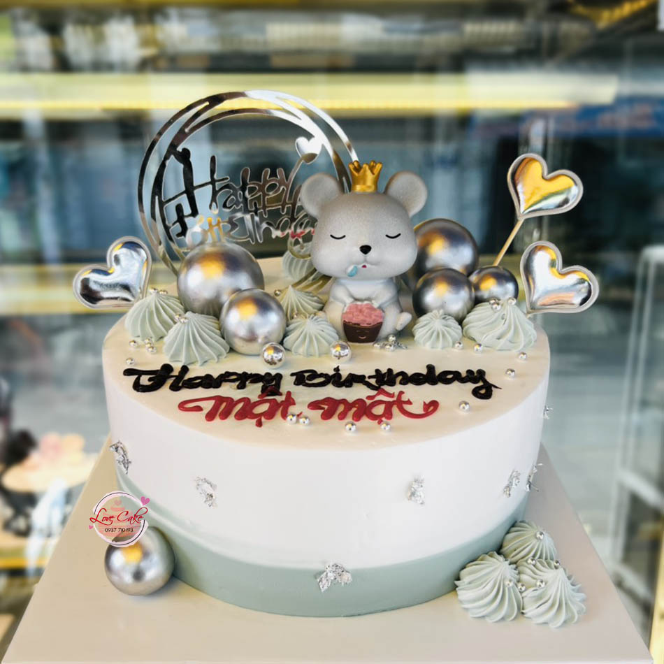 Bánh kem sinh nhật tạo hình 3D chú thỏ dễ thương (Mẫu 46022 ) - FRIENDSHIP  CAKES & GIFT
