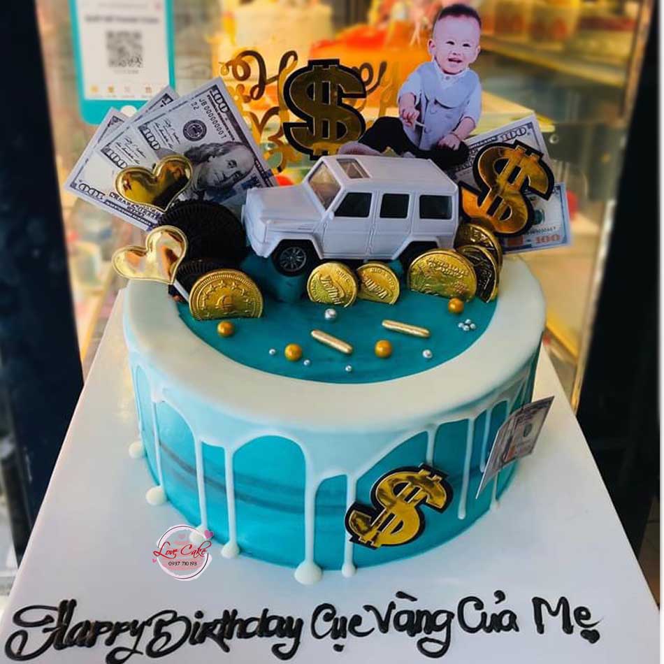 Bánh kem hình xe, ô tô 2 tầng cho bé 3 tuổi - Bánh Thiên Thần : Chuyên nhận  đặt bánh sinh nhật theo mẫu