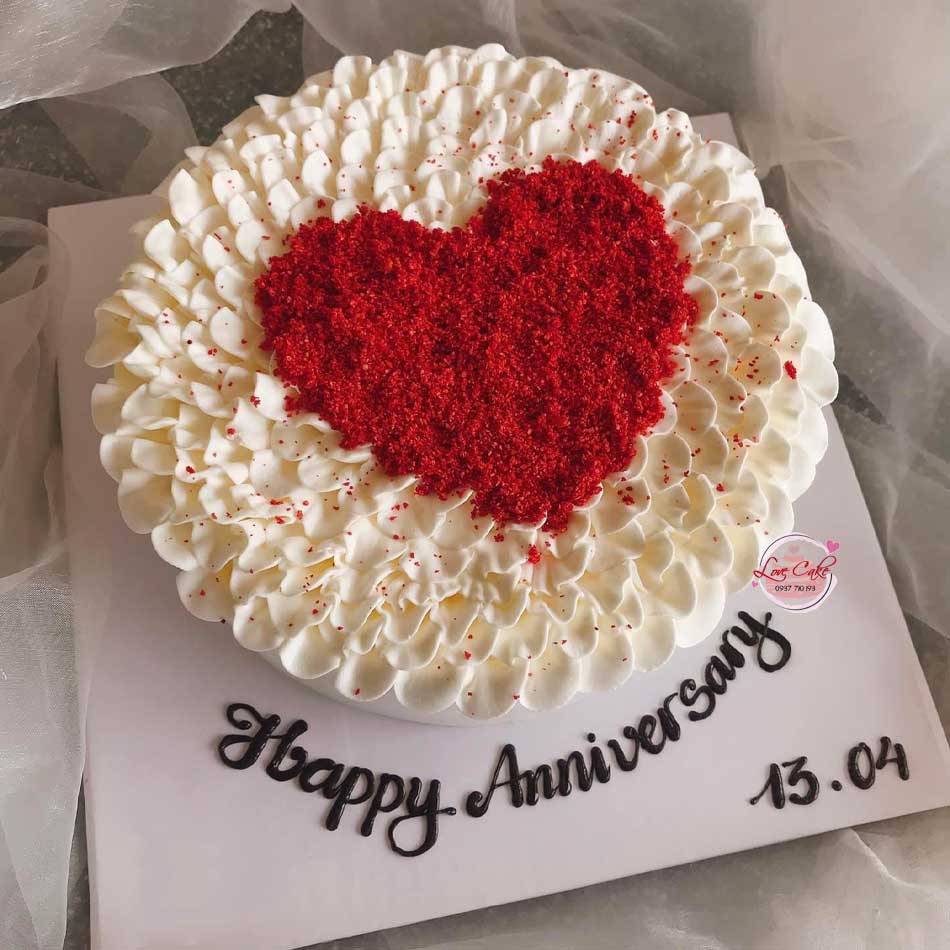 Mẫu bánh kem kỷ niệm 30 năm ngày cưới in hình ba mẹ - Bánh Thiên Thần :  Chuyên nhận đặt bánh sinh nhật theo mẫu