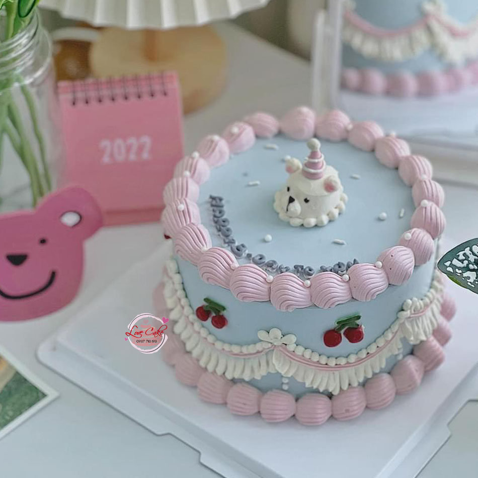 Trang trí mẫu bánh sinh nhật đẹp cho bé với phong cách chibi - TiTiPhamCake