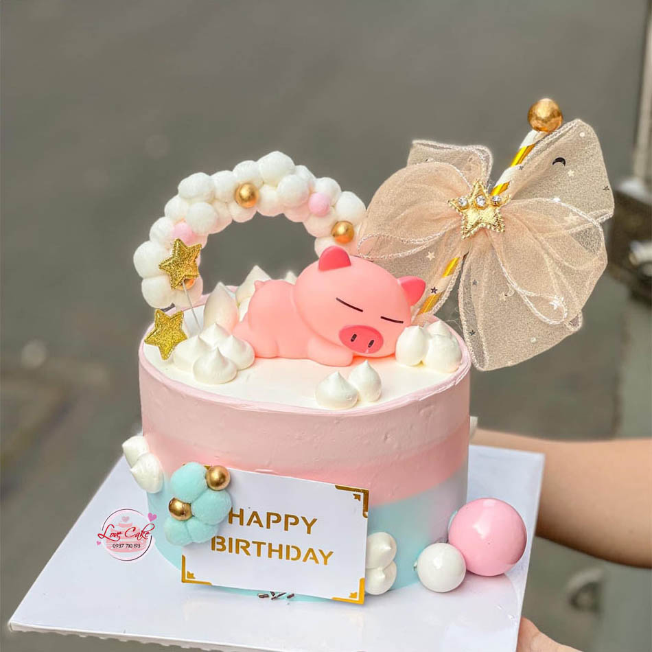 79+ mẫu bánh sinh nhật hình con heo dành cho người tuổi hợi