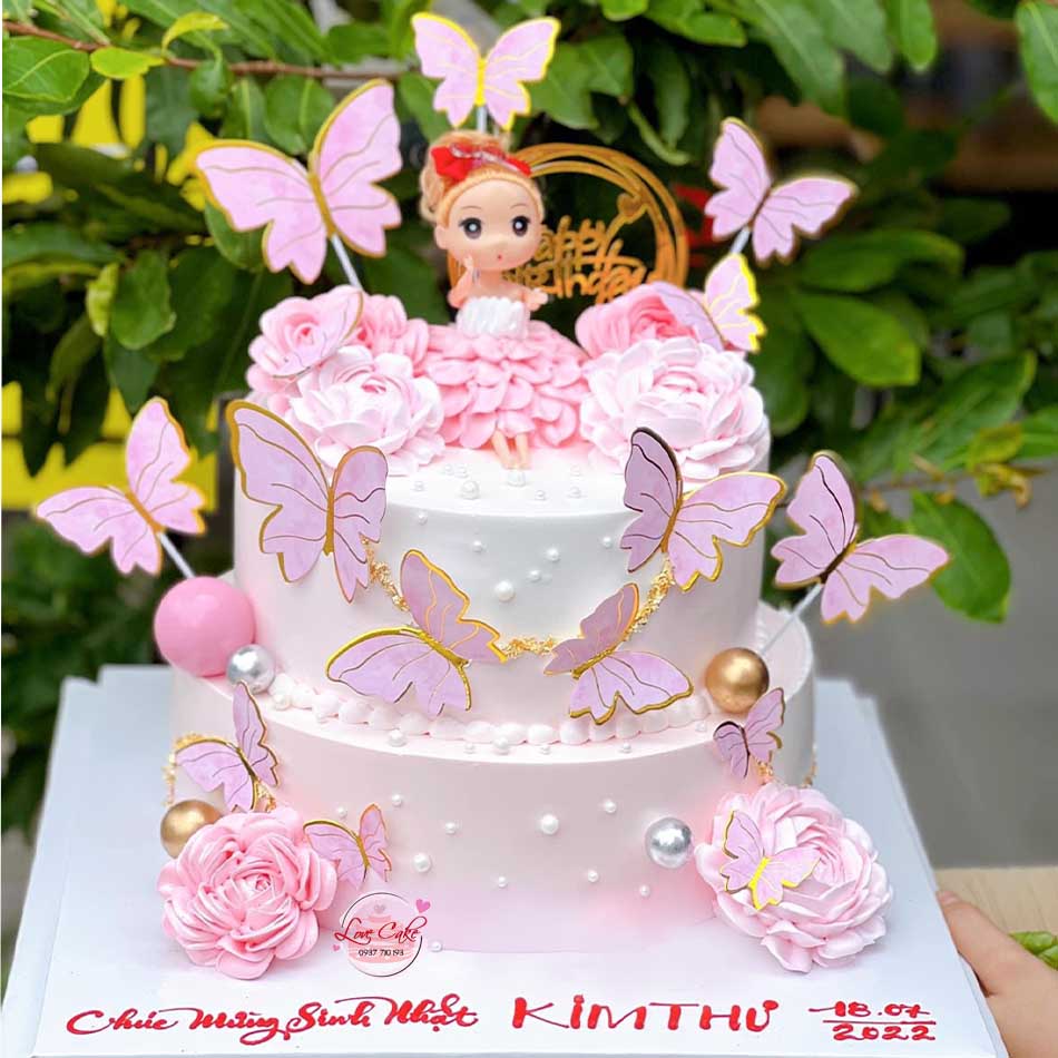 Bánh sinh nhật bé gái Maika Bakery - Bánh ngon mỗi ngày