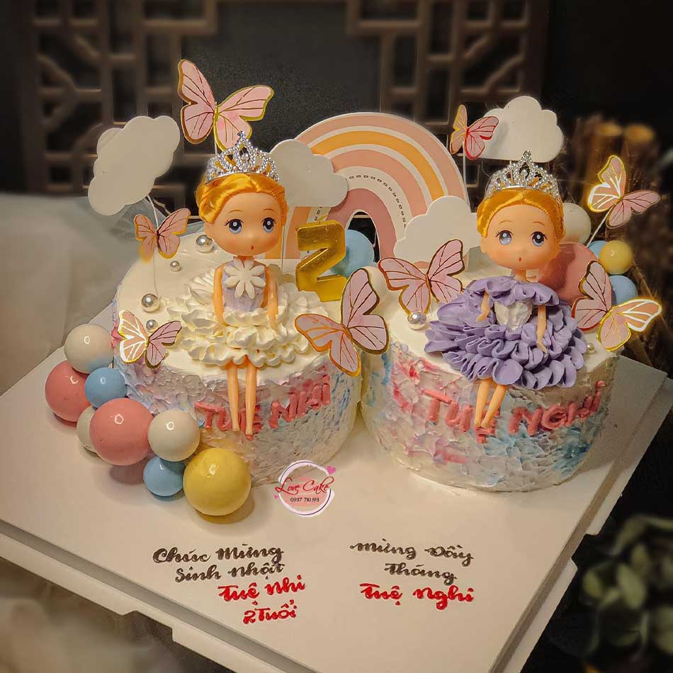 Top 140+ bánh sinh nhật cho 2 bé sinh đôi