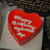 Bánh sinh nhật trái tim đỏ