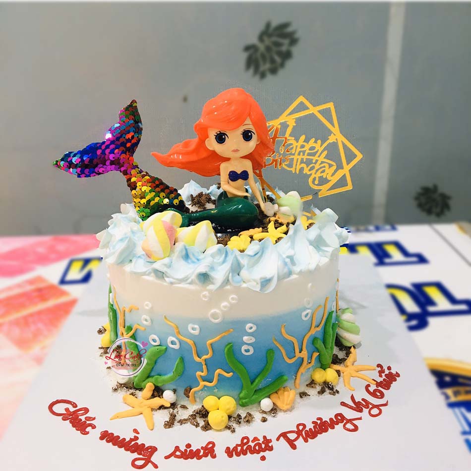 Bánh sinh nhật nàng tiên cá