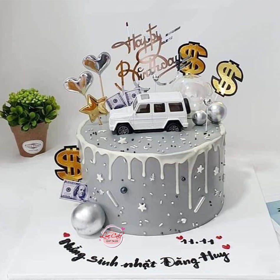 Bánh sinh nhật tạo hình xe cảnh sát dành cho bé trai - FRIENDSHIP CAKES &  GIFT