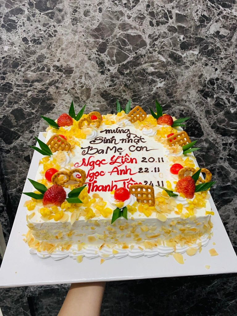 Bánh kem bắp Bánh sinh nhật kem bắp