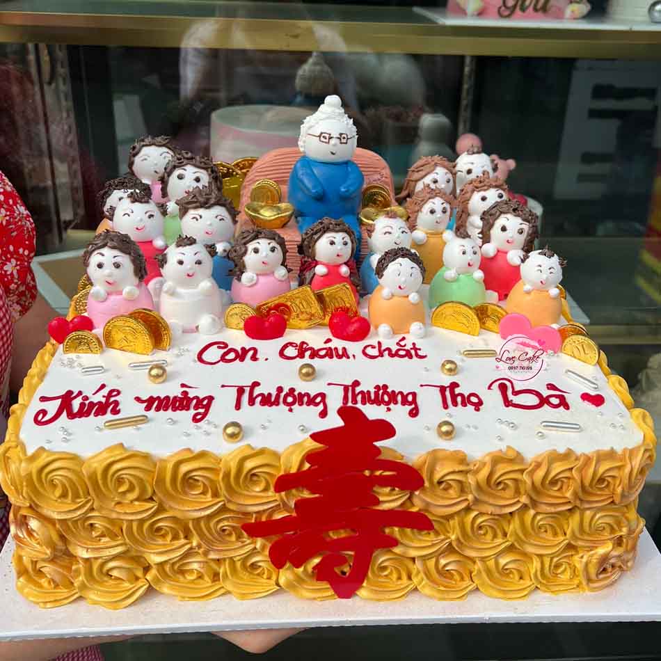 Bánh kem mừng thượng ông bà