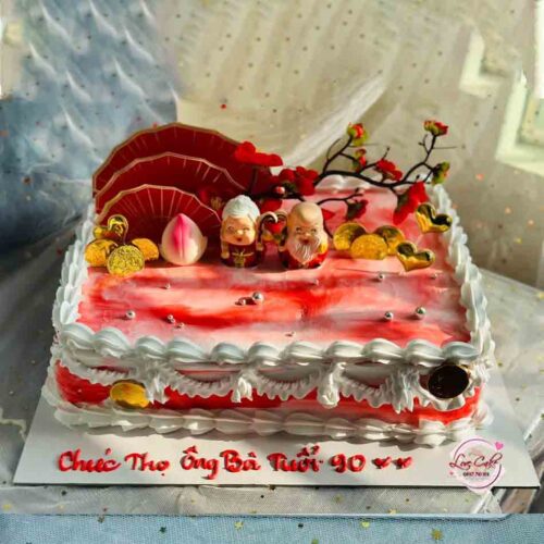 Bánh Kem Tặng Bà Ngoại 90 Tuổi