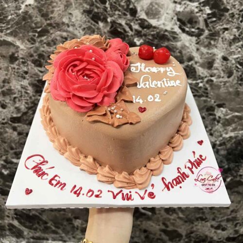 Bánh Kem Valentine Cho Bạn Nữ Dễ Thương