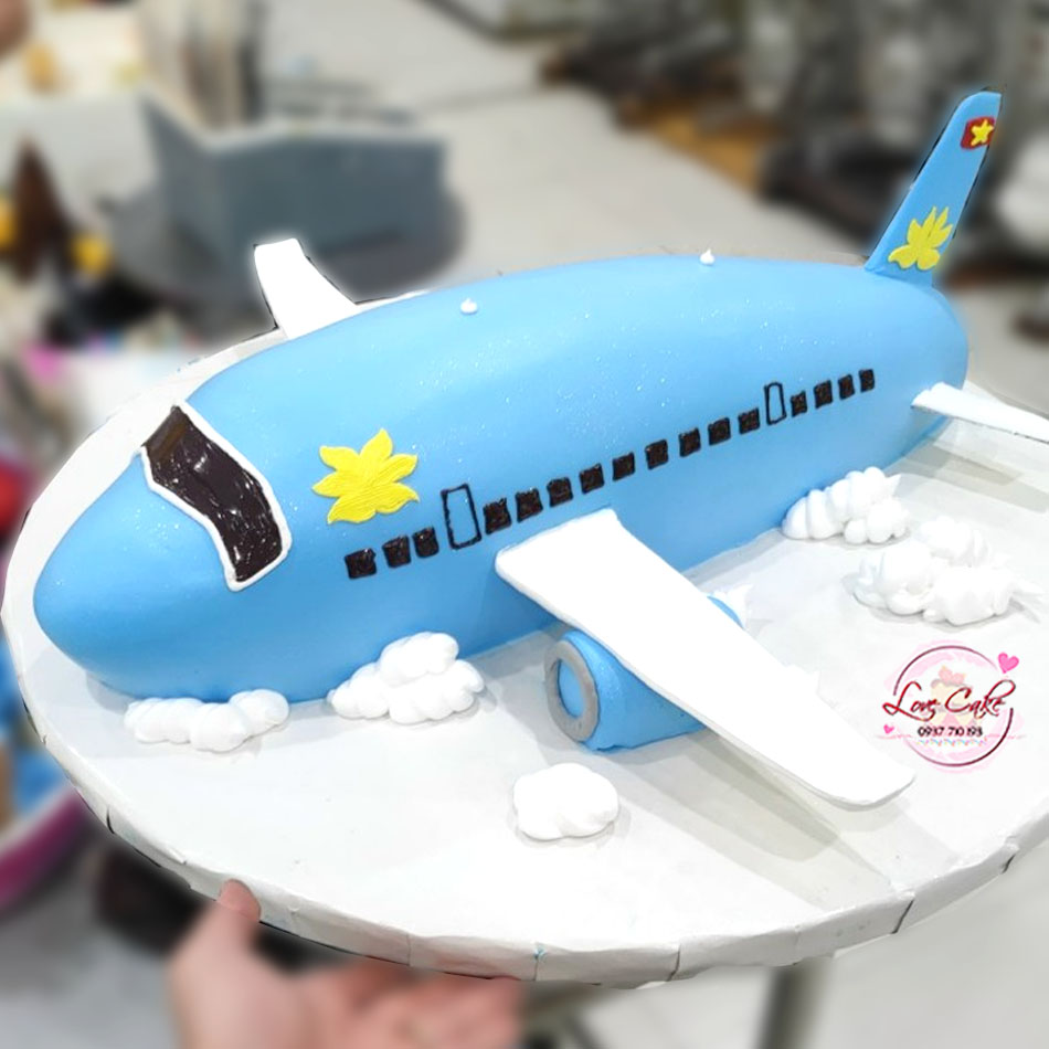 Bánh kem tạo hình máy bay