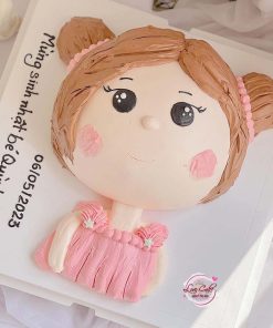 Bánh sinh nhật nhân vật bé gái dễ thương