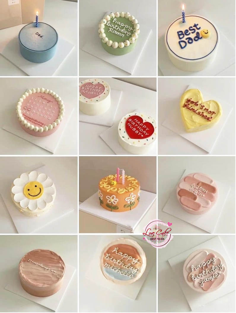 Bánh sinh nhật in hình trái tim gắn bánh nhỏ có ghi chữ tặng chồng yêu |  Bánh Kem Ngộ Nghĩnh