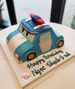 Bánh sinh nhật ô tô cảnh sát