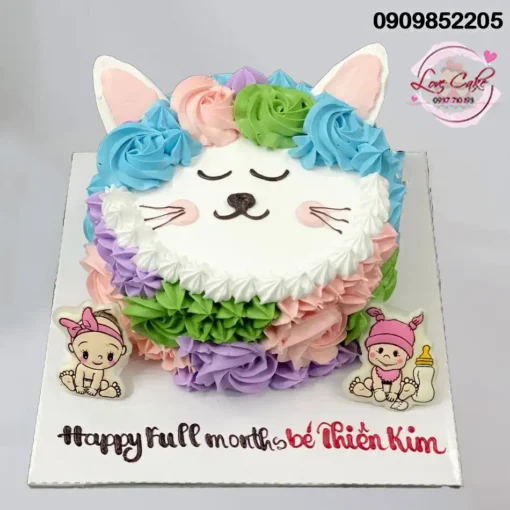 Bánh sinh nhật hình con mèo