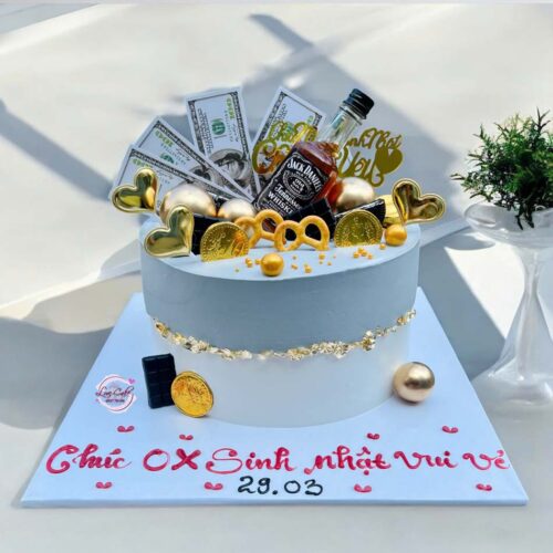 Bánh sinh nhật tặng chồng sang trọng - C01